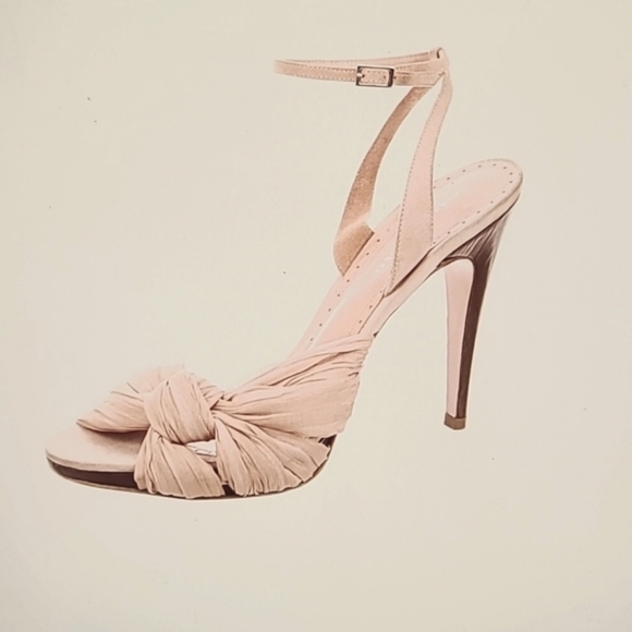 Alexandra Neel Pleated Chiffon Sandals - Size: 10 | IT 40 - - Picture 2 of 5